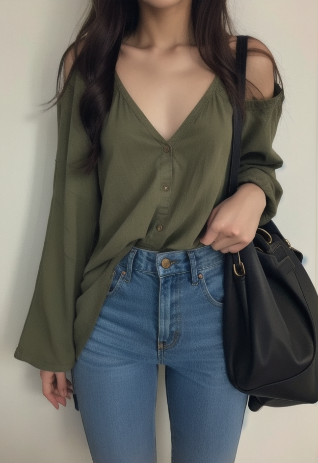 Solid_Crossover_Ruched_Lantern_Sleeve_Long_Sleeve_Tee___Poovarasan_gray__4_.png